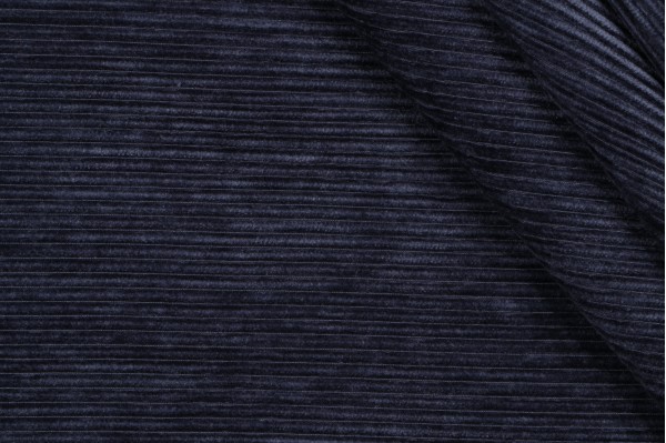 Ridges Woven Corduroy Upholstery Fabric in Atlantic