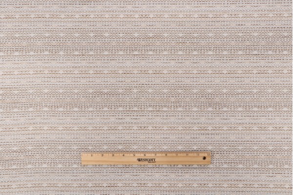 Valdese Weavers Parcae Woven Outdoor Fabric in Straw