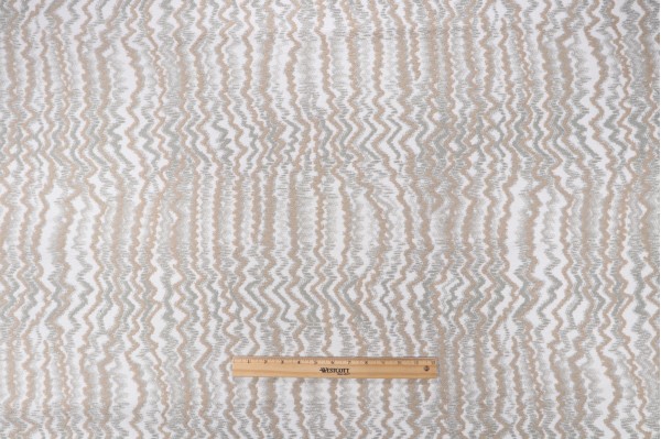 Valdese Weavers Lignite Woven Chenille Outdoor Fabric in Dune