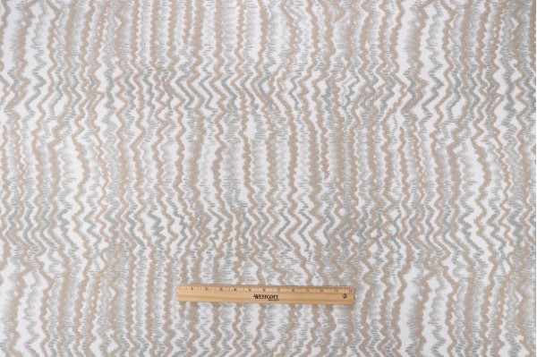 Valdese Weavers Lignite Woven Chenille Outdoor Fabric in Dune