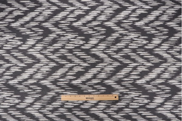 Crypton Clooney High Performance Woven Upholstery Fabric in Charcoal