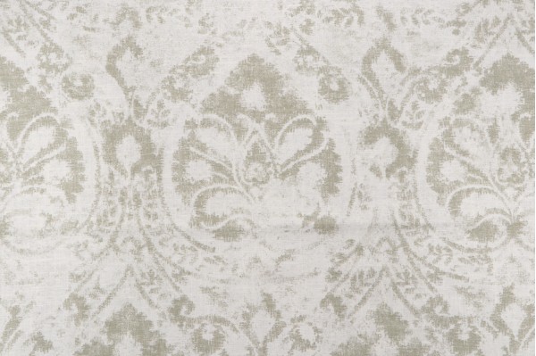 P Kaufmann Fiorano Cir Printed Linen Drapery Fabric in Celery