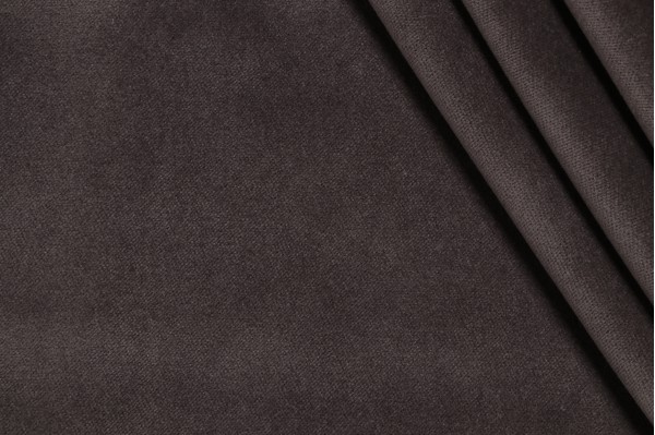 Valdese Weavers Banks Velvet Upholstery Fabric in Charcoal
