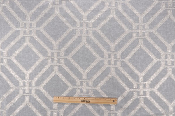 Evoke Sheer Woven Drapery Fabric in Gold