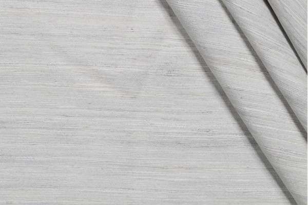 Soprano Silk Decorator Fabric in Silver