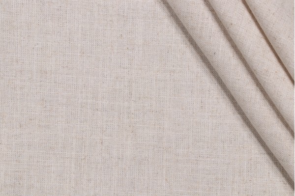 Covington Linden Linen Blend Drapery Fabric in Linen