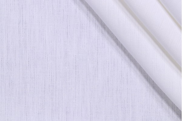 1 Yard Woven Linen Decorator Fabric in Pearl