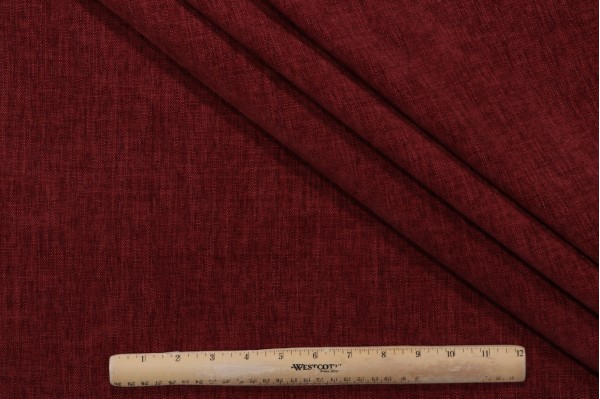 Crypton Bennett High Performance Chenille Upholstery Fabric in Rosewood