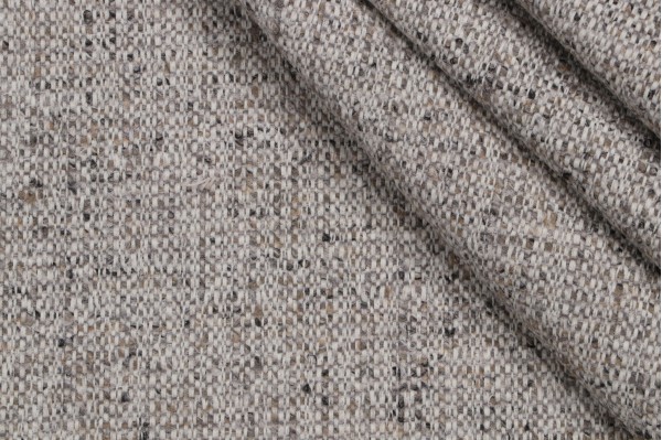 Crypton Coco High Performance Woven Upholstery Fabric in Cement