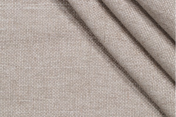 Crypton High Performance Woven Chenille Upholstery Fabric in Linen