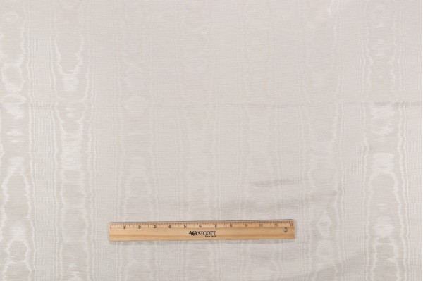 Click for 1.13 Yards Moire Decorator Fabric in Papyrus Moire Decorator Fabric in Papyrus