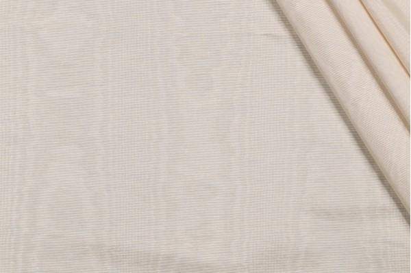 Click for 1.13 Yards Moire Decorator Fabric in Papyrus Moire Decorator Fabric in Papyrus