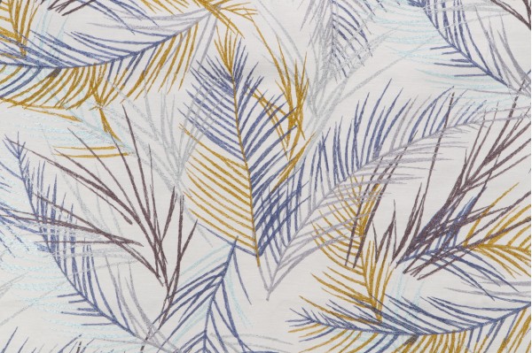 Adeline Embroidered Drapery Fabric in Beach