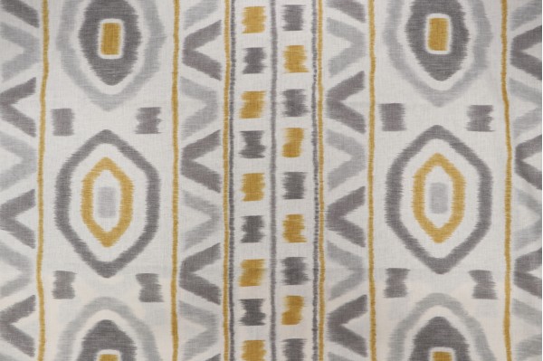 Thom Filicia Prospect Printed Linen Drapery Fabric in Shadow for Kravet CLOSEOUT