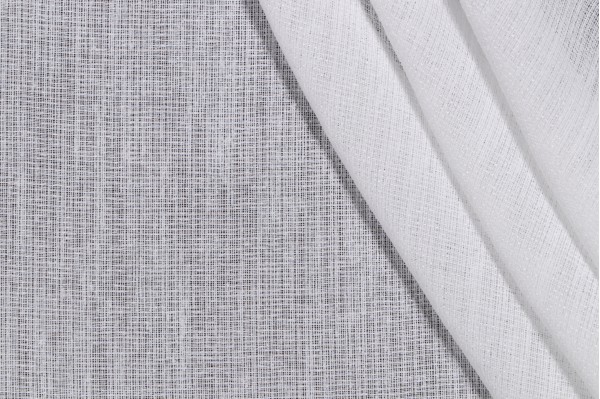 Click for 1.88 Yards Carnenes Sheer Drapery Fabric in Whisper Carnenes Sheer Drapery Fabric in Whisper