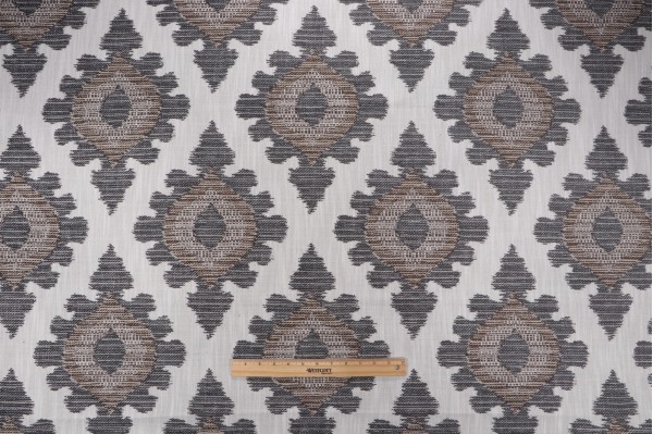 1 Yard Azera Woven Polyester Outdoor Fabric in Kona