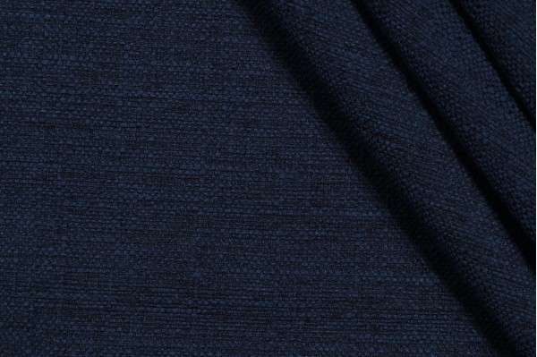 Woven Upholstery Fabric in Ink Blue