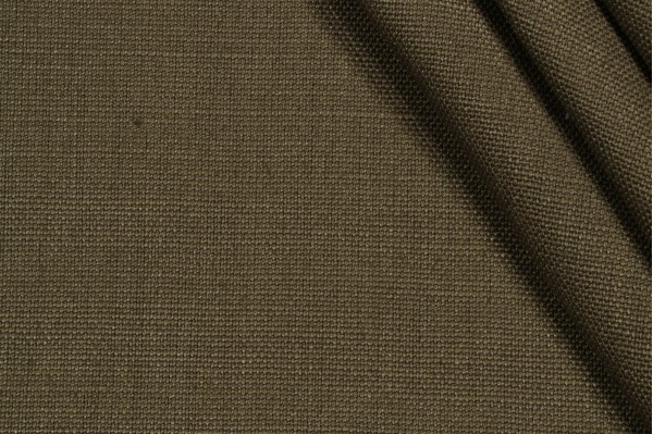 P Kaufmann Slubby Linen Woven Decorator Fabric in Olive 