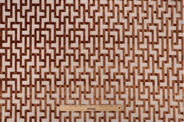 P Kaufmann Aphrodite Velvet Upholstery Fabric in Whiskey 