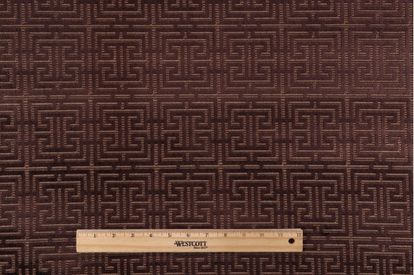 P Kaufmann Dante Grospoint Velvet Upholstery Fabric in Ganache 