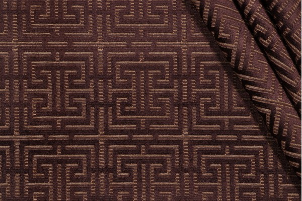 P Kaufmann Dante Grospoint Velvet Upholstery Fabric in Ganache 