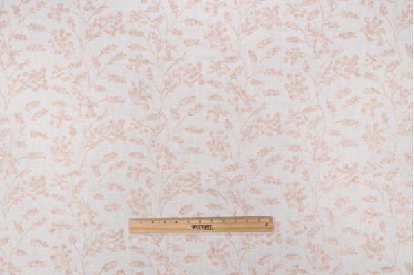 Click for P Kaufmann Ares Embroidered Drapery Fabric in Soft Petal  P Kaufmann Ares Embroidered Drapery Fabric in Soft Petal
