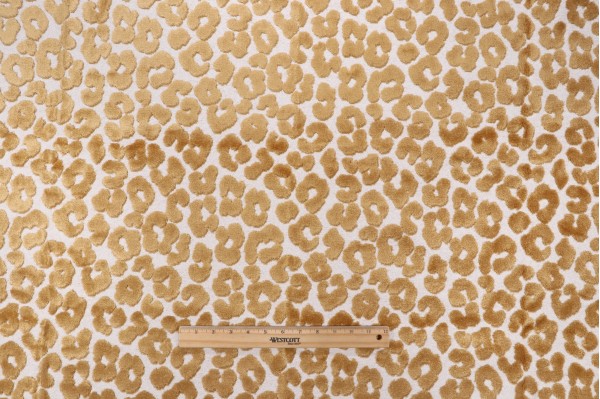 Hamilton Bella Velvet Upholstery Fabric in Honey 