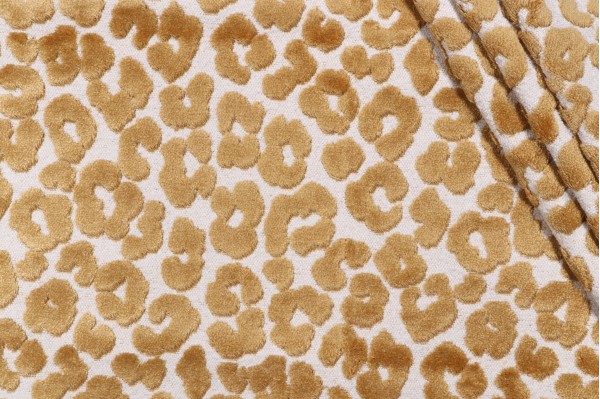 Hamilton Bella Velvet Upholstery Fabric in Honey 