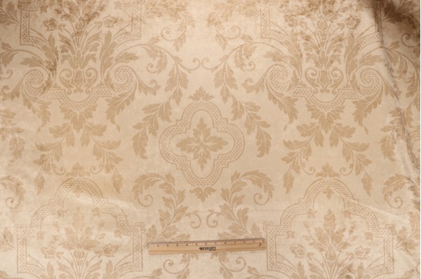 Scalamandre Falstaff Velvet Upholstery Fabric in Chamois 