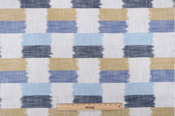 Griffith Woven Upholstery Fabric in Azure
