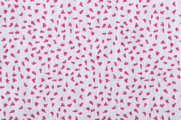 Premier Prints Ira-Slub Canvas Printed Cotton Drapery Fabric in Flamingo