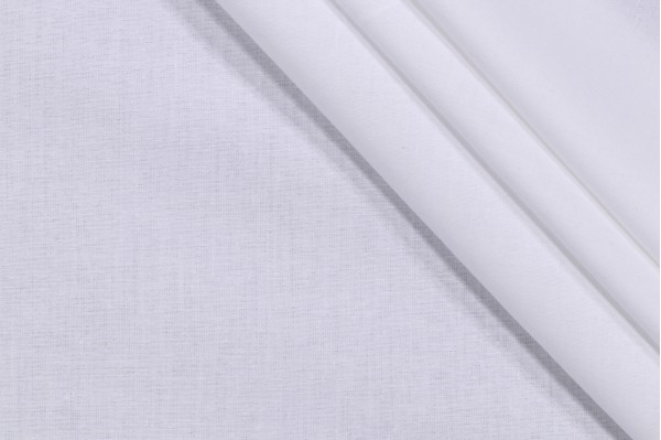 Sateen Drapery Lining in White