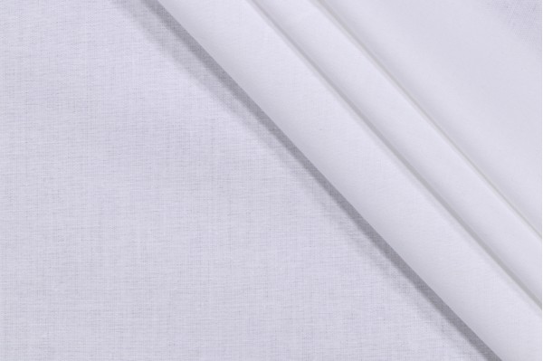 Sateen Drapery Lining in White