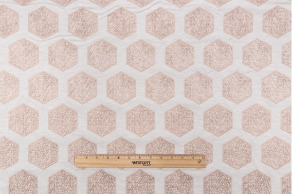 Click for 1 Yards Valiant Fabrics Lane Embroidered Drapery Fabric in Natural Valiant Fabrics Lane Embroidered Drapery Fabric in Natural