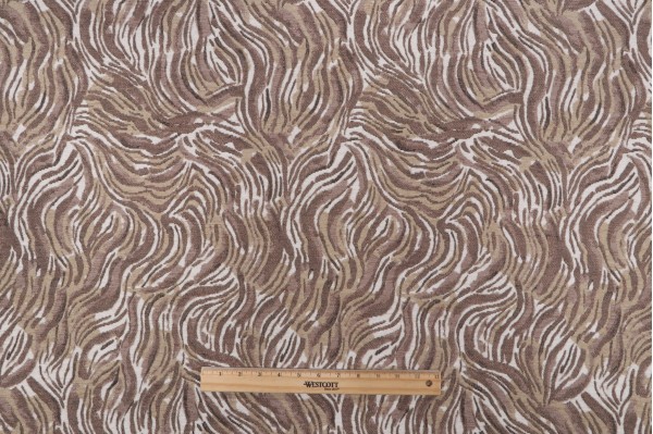 Golding Tigress Woven Chenille Upholstery Fabric in Toffee