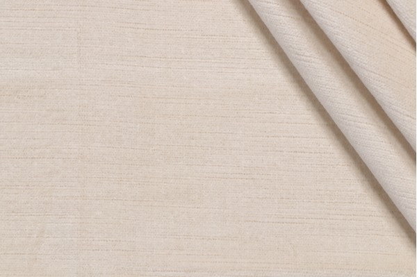 Scalamandre Persia Velvet Upholstery Fabric in Natural