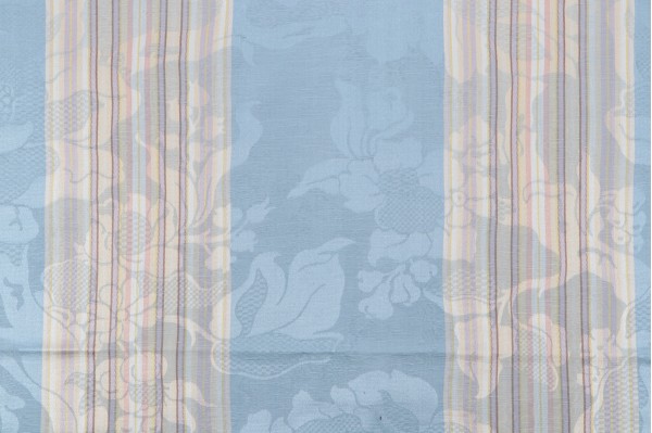 Fonthill Damasco Imberline Decorator Fabric in Blue for Scalamandre