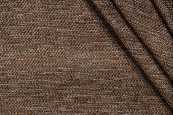 Old World Weavers Cedaredge Woven Chenille Upholstery Fabric in Blue/Brown for Scalamandre