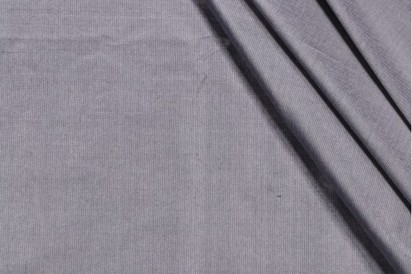 Silk Decorator Fabric in Steel