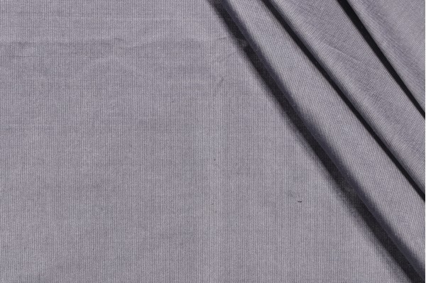 Silk Decorator Fabric in Steel