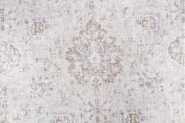 P Kauffmann Medallion Velvet Printed Velvet Decorator Fabric in Pearl