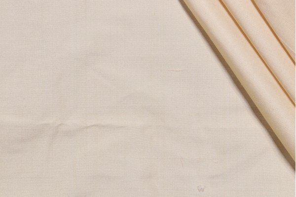 Francesca Silk Decorator Fabric in Lemon Chiffon