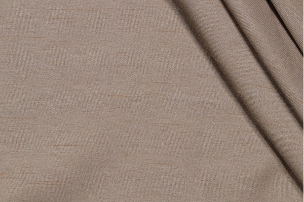 Woven Drapery Fabric in Taupe