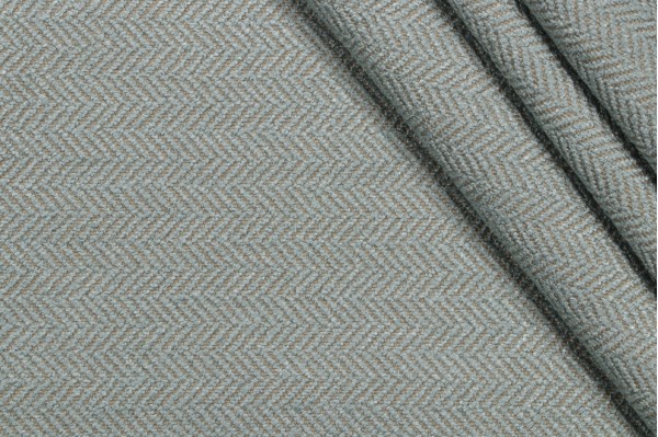 Thibaut Ellis Herringbone W72944 Woven Upholstery Fabric in Robin's Egg