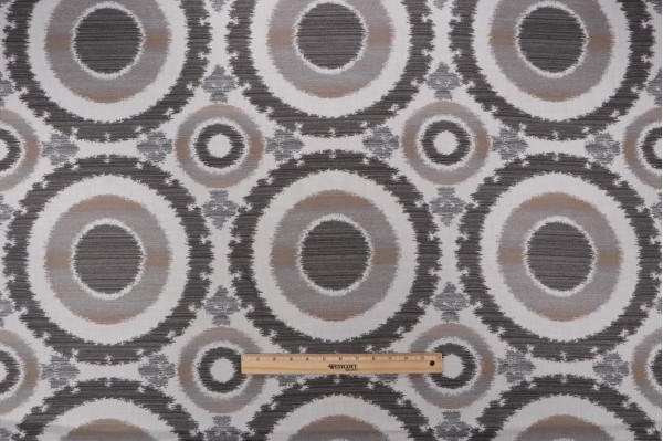 Sunbrella Suzani Woven Solution Dyed Acrylic Outdoor Fabric in Stone