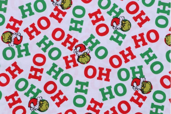 Click for 3.88 Yards Robert Kaufman How The Grinch Stole Christmas Collection ADE-20997-223 Printed Cotton Craft Fabric in Holiday Robert Kaufman How The Grinch Stole Christmas Collection ADE-20997-223 Printed Cotton Craft Fabric in Holiday