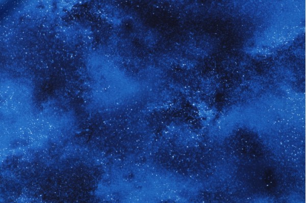 Fabrics Of SoHo Winter Light - Starry Sky Printed Cotton Craft Fabric in Royal for Timeless Treasures