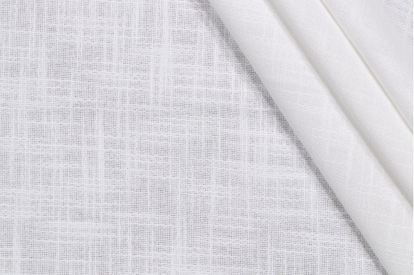 Norde Woven Drapery Fabric in White