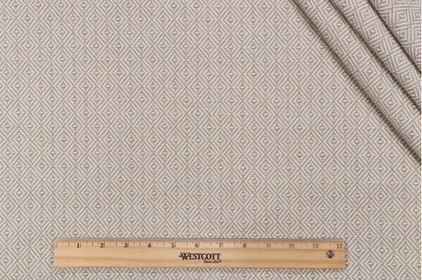 Victoria Woven Upholstery Fabric in Whisper