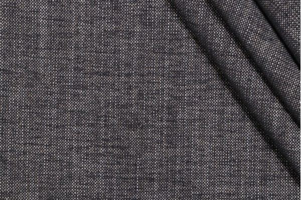 Crypton Nomad High Performance Woven Chenille Upholstery Fabric in Charcoal